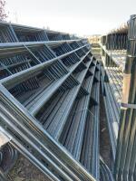 11 new six bar steel panels/bidding per panel
