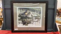 DU - "REFLECTIONS" DUCK PRINT BY RENE GERAD