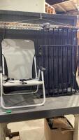FOLDING BEACH CHAIR, (2) PET GATES
