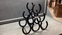 HORSE SHOE WINE RACK