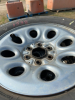 Set of four avalanche 17 inch truck tires on rims - 2