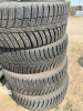 Set of four winter car tires