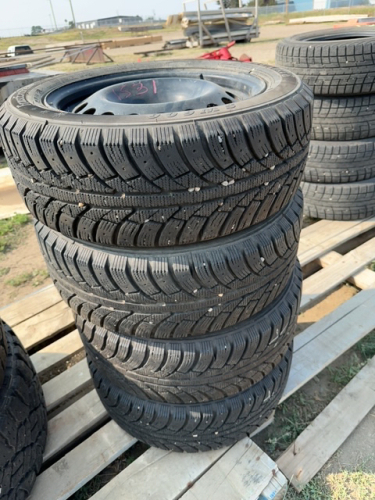 Set of four WestLake winter tires on rims