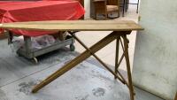ANTIQUE WOOD IRONING BOARD