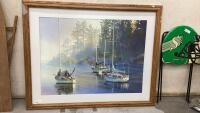 LARGE SAIL BOAT PICTURE BY KIFF HOLLAND