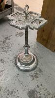 ANTIQUE STAND ASHTRAY - MISSING TRAYS