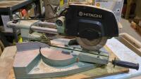 Hitachi sliding compound miter saw
