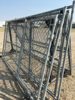 Seven chain-link panels 2 have gates