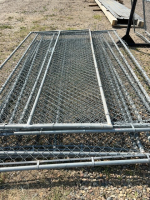 7. 10 foot chain-link panels