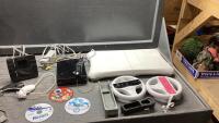 WII GAME CONSOLE, FIT BOARD, GAME