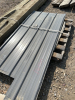 Short pieces of steel siding, new - 2