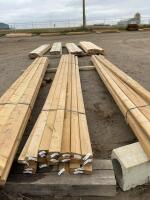 Bundle of treated 2 x 4