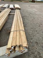 Bundle of 16 foot treated 2 x 4