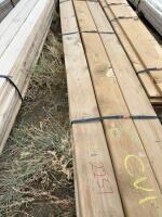 Bundle of 8 foot 2 x 6 treated
