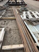 Bundle of 1 inch steel rod
