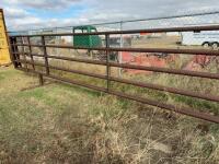 (2) 30 foot alley panels with 3 foot gates attached on ends / bidding per panel