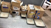 (9) BOXES OF SQUARE SHAPE DISH SET