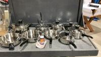 BOX FULL OF FLAVORITE POTS AND PANS