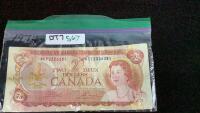 CANADA 1974 $2 BILL