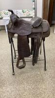 BILLY COOK WESTERN SADDLE W/ LOTS OF TOOLING