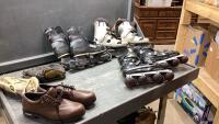 ROLLER BLADES + GOLF SHOES