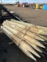 Bundle of 7 foot used driver post