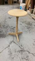 ROUND PLANT STAND - WOOD
