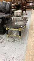 SMOKED GLASS COFFEE TABLE