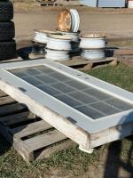 Exterior door and frame
