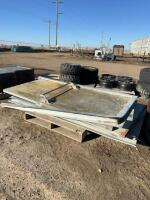 Package of three steel outer doors