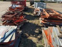 Six pallets of road signs and stands
