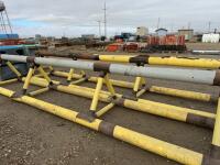 Two Steel pipe racks/bidding per rack