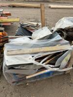 Pallet of grain shovels