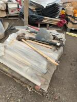 Pallet of sledgehammers
