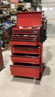 (2) PIECE JOBMATE ROLLING TOOL CHEST WITH CONTENTS