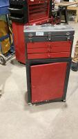 2-PIECE TOOL BOX ON CASTERS
