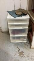 4-DRAWER PLASTIC ORGANIZER W/ HEATABLE BEAN BAGS