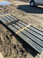 Stack of new Black sheeting