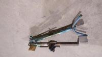 Foot operated log splitter