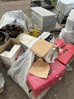Mixed pallet of welding supplies