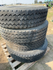 Stack of transport tires