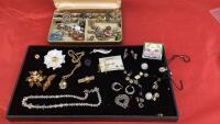 VINTAGE & COSTUME JEWELRY, CUFF LINKS,