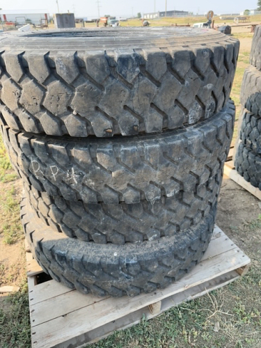 Four transport tires