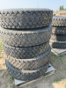 Five transport tires