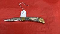 JACKKNIFE W/ EAGLE DESIGN ON HANDLE