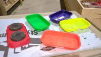 Magnetic parts trays