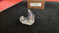 SMALL SWAROVSKI CRYSTAL CLAM W/ PEARL