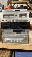 STEREO COMPONENTS + PHILIPS DVD PLAYER