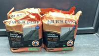 BOX WITH (4) PACKAGES OF &ldquo;QUICK DAM&rdquo; FLOOD BARRIERS