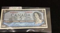 CANADA 1954 $5 BILL